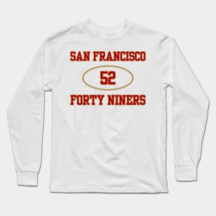 SAN FRANCISCO 49ERS PATRICK WILLIS #52 Long Sleeve T-Shirt